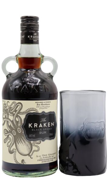 Kraken - Black Spiced Rum (Includes Branded Glass)