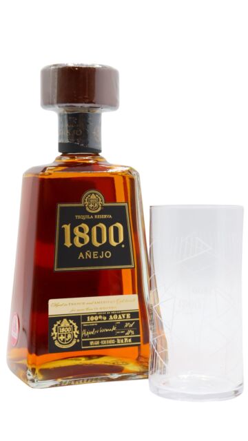 1800 - Anejo Tequila (Includes Branded Glass)