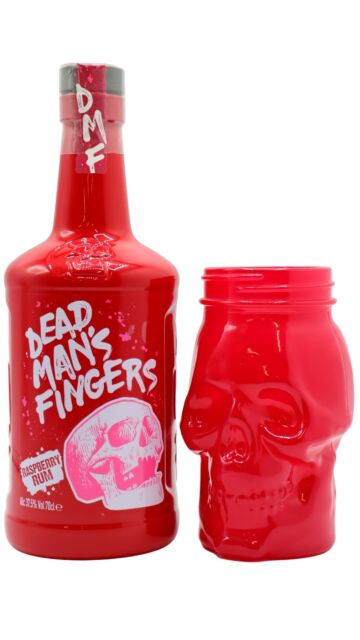 Dead Man's Fingers - Raspberry Rum (Includes Red Skull Glass)