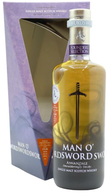 Annandale - Man O' Sword Founder's Selection - Single Cask #523 2016 5 year old Whisky