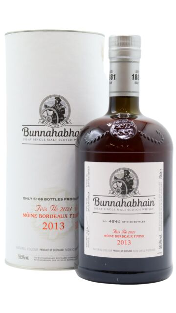 Bunnahabhain - Feis Ile 2021 - Moine Bordeaux Finish Islay Single Malt Scotch 2013 Whisky