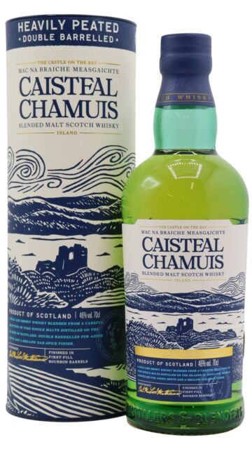 Caisteal Chamuis - Heavily Peated - Double Barrelled Blended Malt Whisky