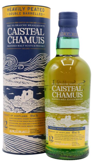 Caisteal Chamuis - Heavily Peated Blended Malt 12 year old Whisky