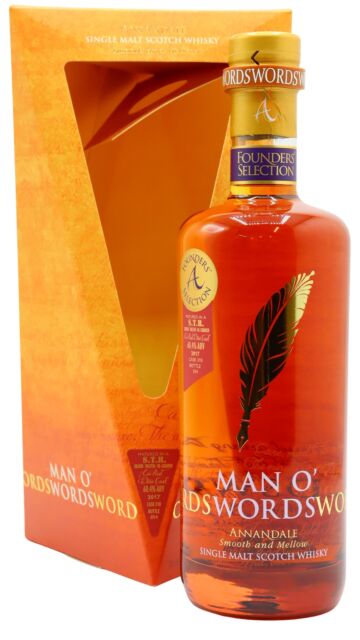 Annandale - Man O' Words Founder's Selection - Single STR Cask #310 2017 5 year old Whisky