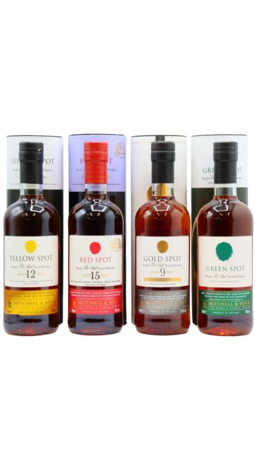 Irish Spot - Gold, Green, Yellow & Red Irish Whiskey Bundle