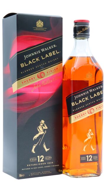 Johnnie Walker - Black Label Sherry Finish Blended Scotch 12 year old Whisky