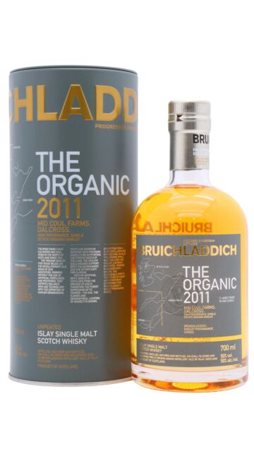 Bruichladdich - The Organic Islay Single Malt Scotch 2011 11 year old Whisky