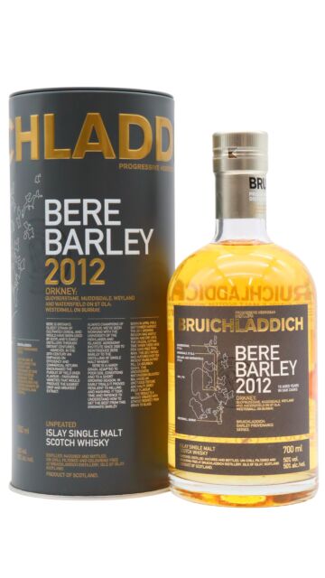 Bruichladdich - Bere Barley Islay Single Malt Scotch 2012 10 year old Whisky