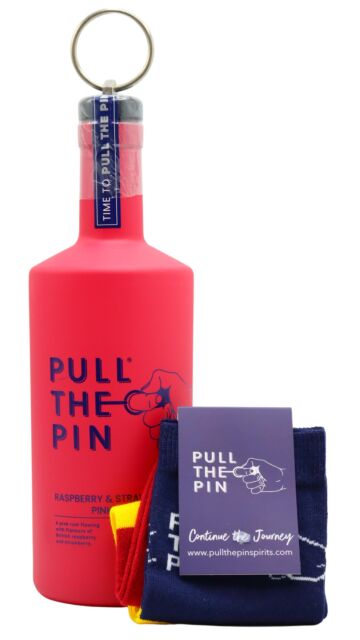 Pull The Pin - Raspberry & Strawberry Pink Rum (Includes Socks)