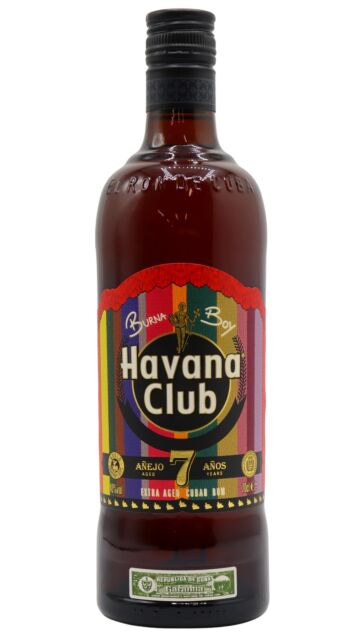 Havana Club - Burna Boy Limited Edition Anejo 7 year old Rum