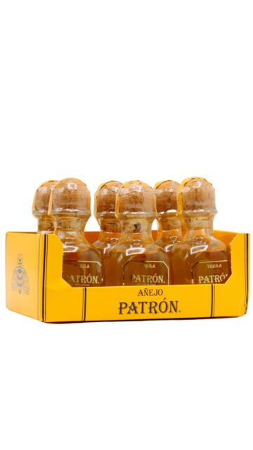 Patron - Anejo Tequila Miniatures (6 x 5cl)