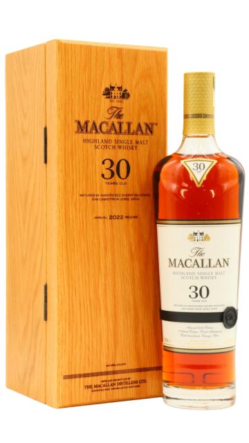 The Macallan - 2022 Release Sherry Oak Highland Single Malt Scotch 30 year old Whisky