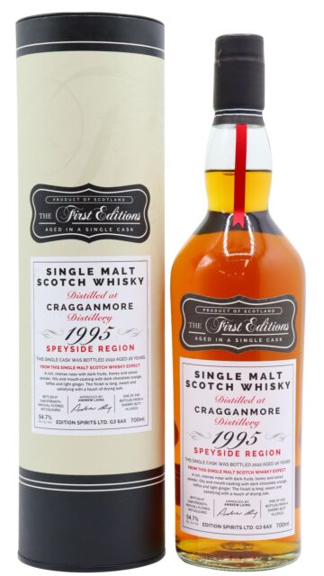 Cragganmore - The First Editions Single Sherry Cask #19521 1995 26 year old Whisky