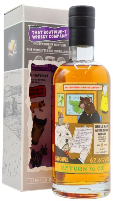 Launceston - That Boutique-y Whisky Company Batch #1 Single Malt Australian 5 year old Whisky