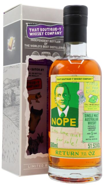 Limeburners - That Boutique-y Whisky Company Batch #1 Single Malt Australian 5 year old Whisky
