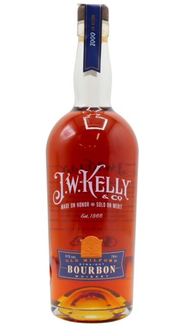 J.W Kelly - Old Milford Bourbon Whisky