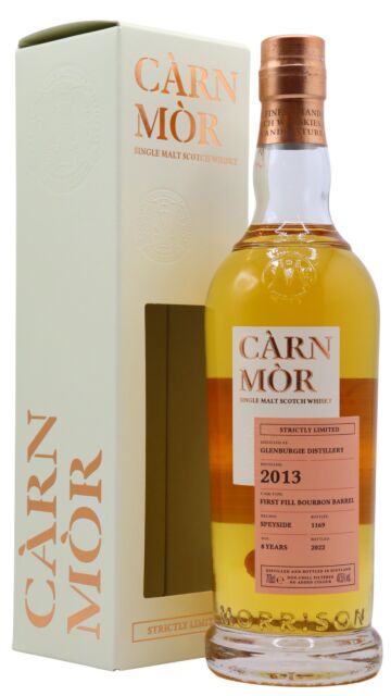 Glenburgie - Carn Mor Strictly Limited Bourbon Cask Finish Single Malt Scotch 2013 8 year old Whisky