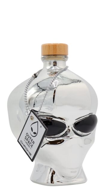Outer Space - Limited Edition Chrome Alien Head Vodka