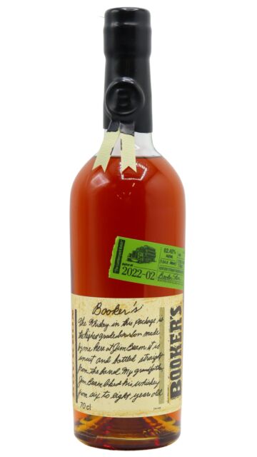 Booker's - 2022-02 Batch Kentucky Straight Bourbon 7 year old Whiskey