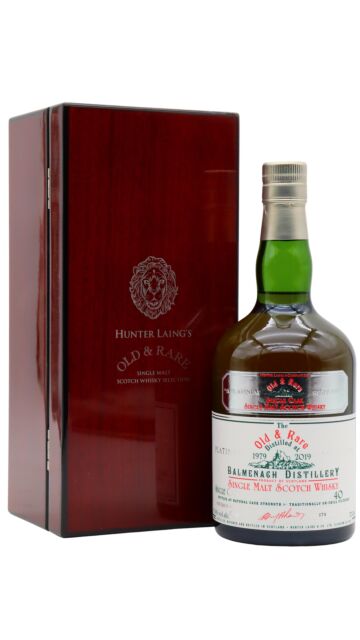 Balmenach - Hunter Laing's Old & Rare Single Cask Single Malt Scotch 1979 40 year old Whisky
