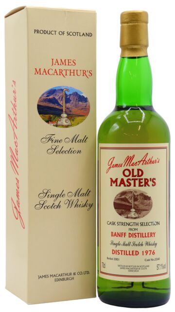 Banff (silent) - James MacArthurs Single Cask #2260 1976 25 year old Whisky