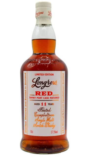 Longrow - 2022 Release Red Tawny Port Cask Matured Campbeltown Single Malt Scotch 11 year old Whisky