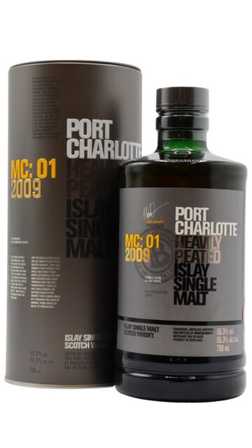 Port Charlotte - MC: 01 Heavily Peated Islay Single Malt Scotch 2009 9 year old Whisky