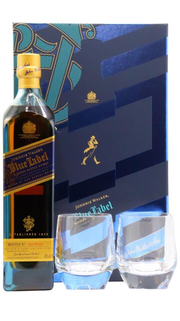 Johnnie Walker - Blue Label 2022 Holiday Edition Blended Scotch Whisky Glass Pack