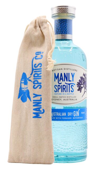 Manly Spirits - Australian Dry Gin (Includes Metal Straw Kit)
