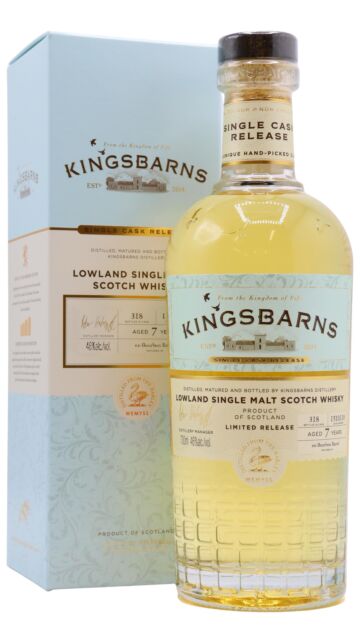 Kingsbarns - Single Cask #1510110 7 year old Whisky