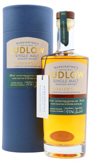 Ludlow - Distiller's Cut Cask Edition No. 4 - Ex-Bourbon Single Malt English 5 year old Whisky