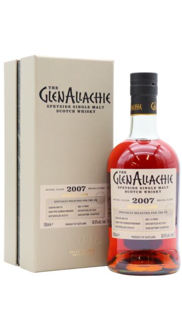 GlenAllachie - Single Oloroso Sherry Cask #800179 2007 15 year old Whisky