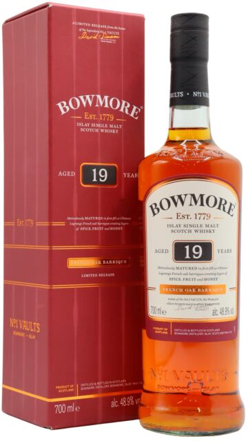Bowmore - French Oak Barrique Islay Single Malt Scotch 19 year old Whisky