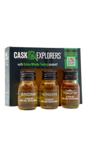 Cask Explorers - Highland Single Malt Scotch Whisky Tasting Set