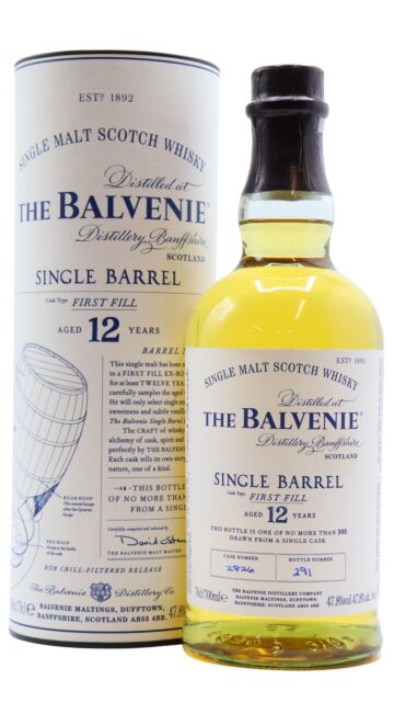 Balvenie - Single Barrel #2826 2010 12 year old Whisky