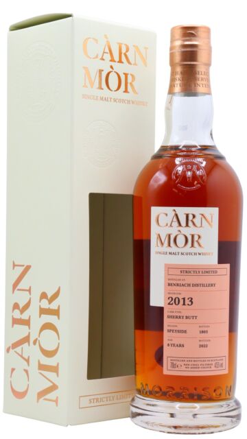 Benriach - Carn Mor Strictly Limited Oloroso Sherry Cask Finish Single Malt Scotch 2013 8 year old Whisky