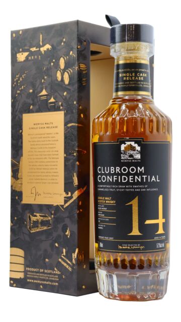 Glen Moray - Wemyss Malts - Clubroom Confidential Single Cask 2007 14 year old Whisky