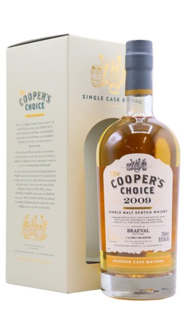 Braeval - Cooper's Choice - Single Bourbon Cask #4147 2009 13 year old Whisky