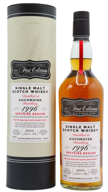 Auchroisk - The First Editions Single Sherry Cask #19727 1996 25 year old Whisky