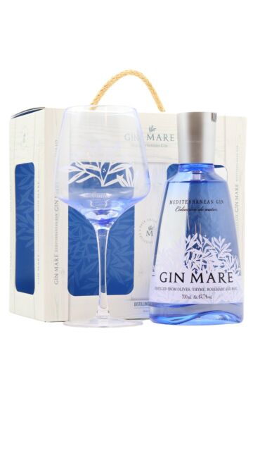Gin Mare - Mediterranean Gin Glass Pack