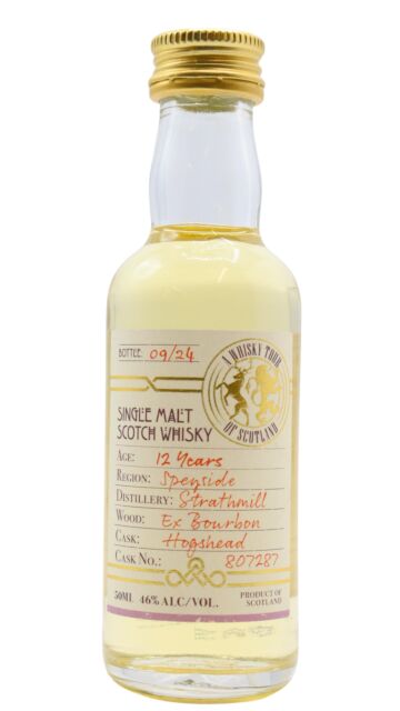 Strathmill - A Whisky Tour Of Scotland Single Cask #807287 12 year old Whisky Miniature
