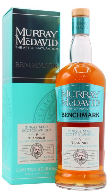 Teaninich - Murray McDavid Benchmark Madeira Wine Cask Matured 2012 9 year old Whisky