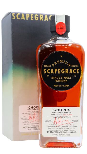 Scapegrace - Release II: Chorus - New Zealand Single Malt 3 year old Whisky