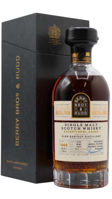 Glen Garioch - Berry Bros & Rudd - Exceptional Single Cask #1599 1988 34 year old Whisky