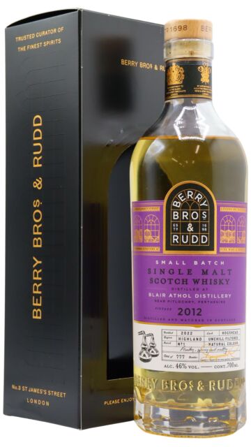 Blair Athol - Berry Bros & Rudd Small Batch Single Malt Scotch 2012 10 year old Whisky