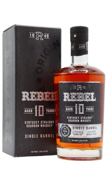 Rebel - Single Barrel Bourbon 2010 10 year old Whiskey