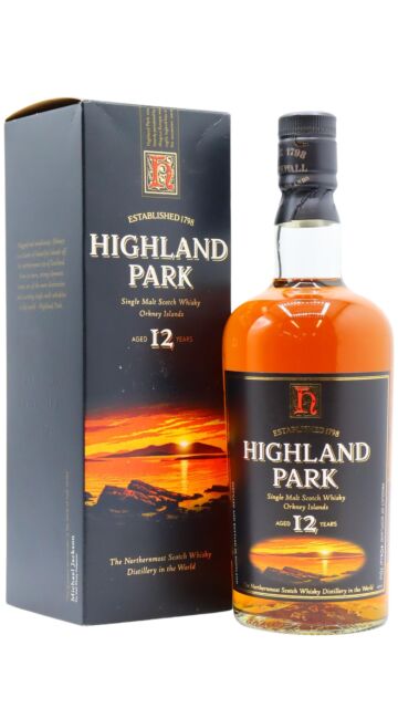 Highland Park - Single Malt Scotch 12 year old Whisky (Old Bottling)
