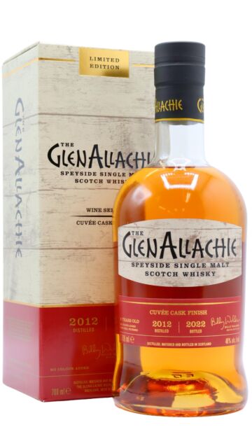 GlenAllachie - Wine Series - The Cuvee Wine Cask Finish Single Malt Scotch 2012 9 year old Whisky