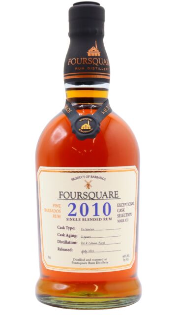 Foursquare - Exceptional Cask Selection Mark XXI Single Blended 2010 12 year old Rum