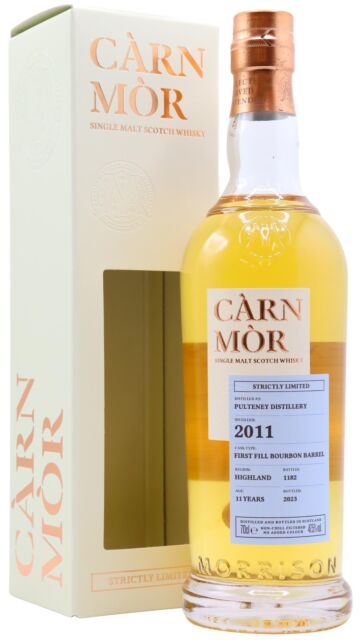 Old Pulteney - Carn Mor Strictly Limited Bourbon Cask Finish Single Malt Scotch 2011 11 year old Whisky